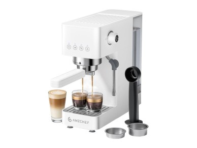 Cafeteira de Pist�o AMZCHEF CE-EM3131-WT (Branca)