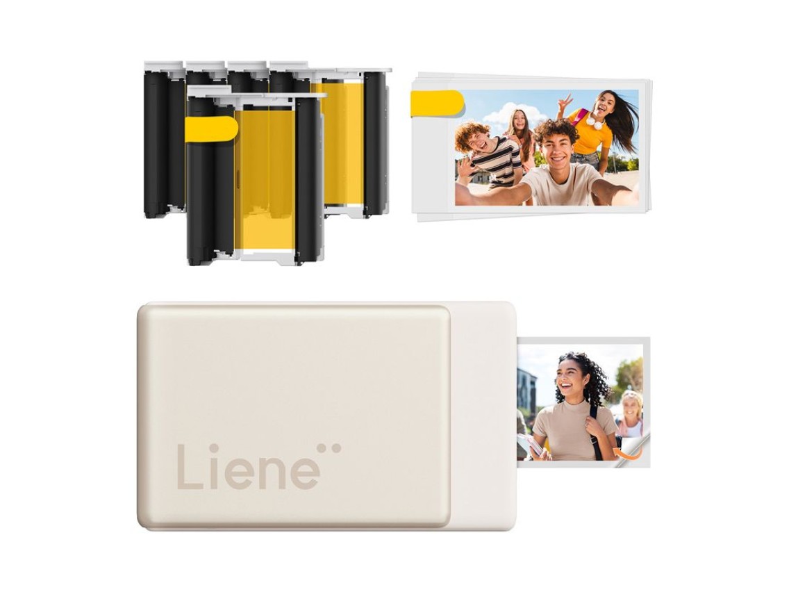 Liene Pearl N200 Pro 2x3" Portable Photo Printer Kit (Gold)
