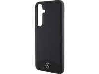 Mercedes Leather Textured & Plain MagSafe case for Samsung Galaxy S24 - black
