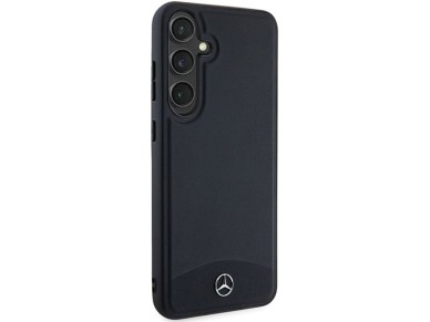 Mercedes Leather Textured & Plain MagSafe case for Samsung Galaxy S24+ - black Mercedes Leather Textured & Plain MagSafe case for Samsung Galaxy S24+ - black