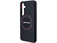 Capa MagSafe AMG em silicone com padrão de fibra de carbono para Samsung Galaxy S24+ - preta Capa MagSafe AMG em silicone com padrão de fibra de carbono para Samsung Galaxy S24+ - preta