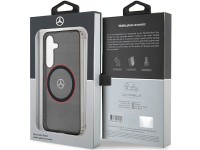 Capa Mercedes Double Layer W Red MagSafe para Samsung Galaxy S24 - preta Capa Mercedes Double Layer W Red MagSafe para Samsung Galaxy S24 - preta