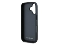 Mercedes Leather Urban iPhone 16 Plus Case - Black Mercedes Leather Urban iPhone 16 Plus Case - Black
