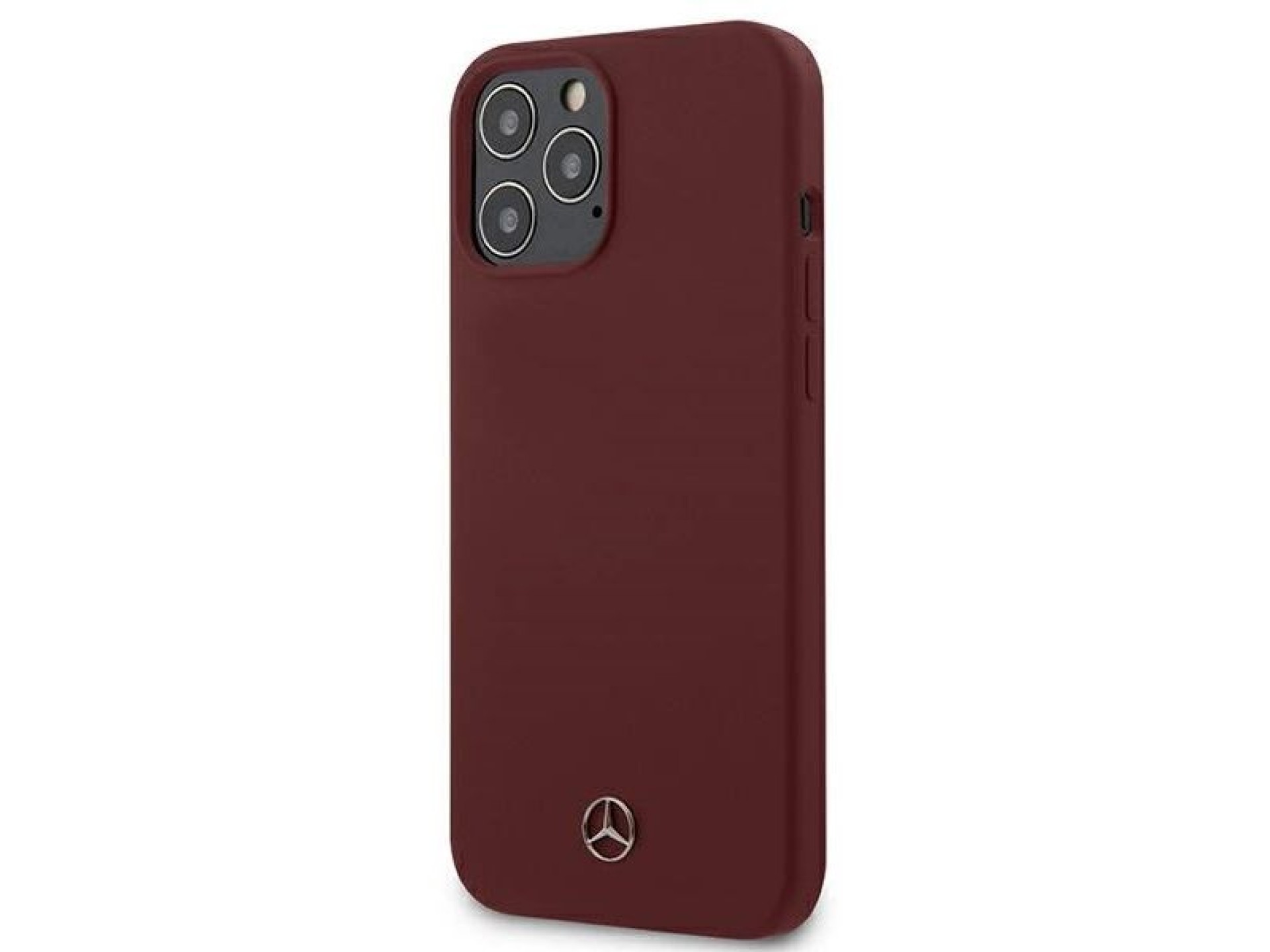 Capa de silicone Mercedes Line para iPhone 12 Pro Max - Vermelha