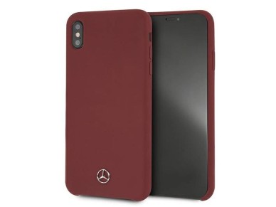 Mercedes Silicone Line Case for iPhone Xs Max - Red Mercedes Silicone Line Case for iPhone Xs Max - Red