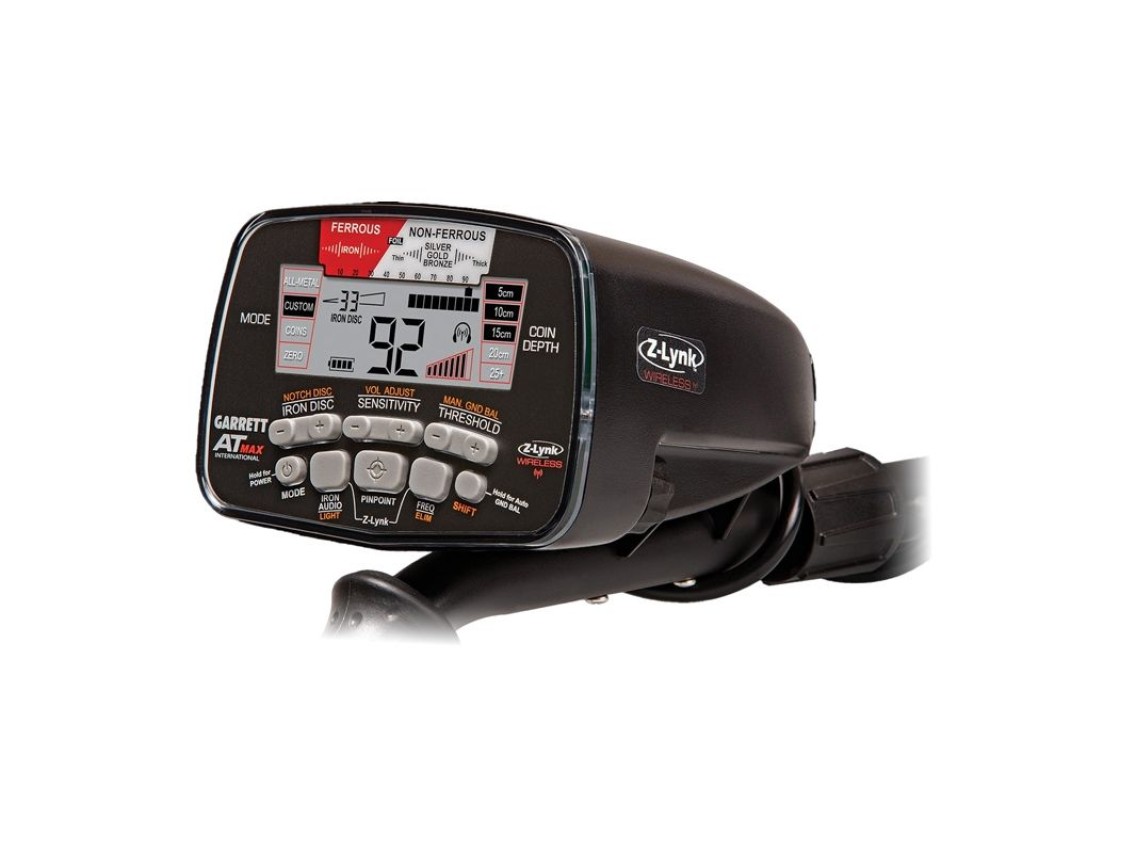Detector de metales internacional GARRETT AT Max de 8,5 x 11 pulgadas