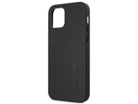Funda de cuero AMG con estampado en caliente para iPhone 12 Pro Max - Negra Funda de cuero AMG con estampado en caliente para iPhone 12 Pro Max - Negra