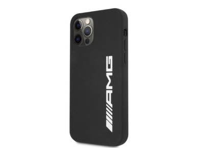 AMG Silicone Big Logo case for iPhone 12 Pro Max - black AMG Silicone Big Logo case for iPhone 12 Pro Max - black