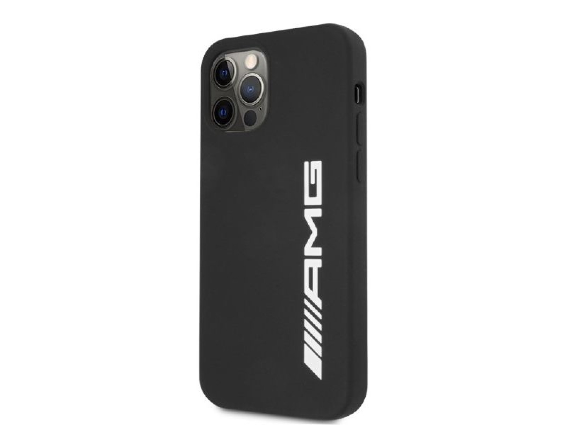 AMG Silicone Big Logo case for iPhone 12 Pro Max - black