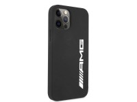 AMG Silicone Big Logo case for iPhone 12 Pro Max - black AMG Silicone Big Logo case for iPhone 12 Pro Max - black