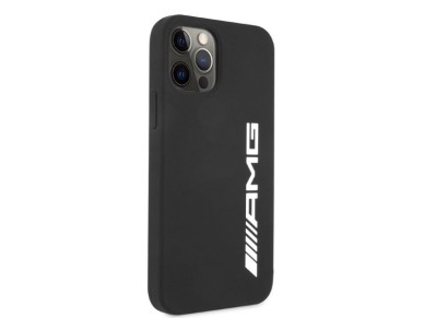 AMG Silicone Big Logo case for iPhone 12 Pro Max - black AMG Silicone Big Logo case for iPhone 12 Pro Max - black