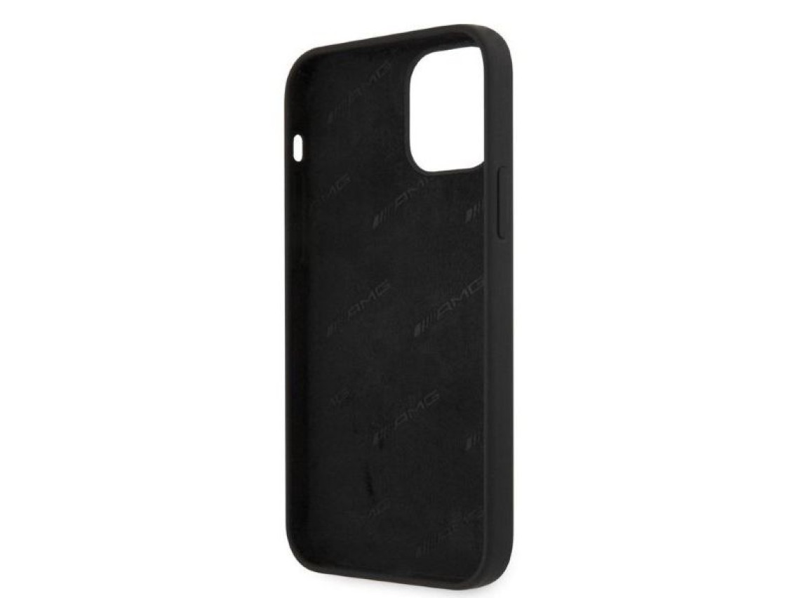 AMG Silicone Big Logo case for iPhone 12 Pro Max - black