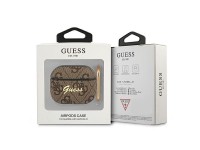 Guess GUA34GSMW AirPods 3 cover brown/brown 4G Script Metal Collection Guess GUA34GSMW AirPods 3 cover brown/brown 4G Script Metal Collection