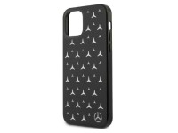 Capa Mercedes com estampa de estrelas prateadas para iPhone 12 Pro Max - Preta Capa Mercedes com estampa de estrelas prateadas para iPhone 12 Pro Max - Preta