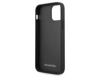 Funda de piel Mercedes con estampado de estrellas para iPhone 12 Pro Max - Negra Funda de piel Mercedes con estampado de estrellas para iPhone 12 Pro Max - Negra