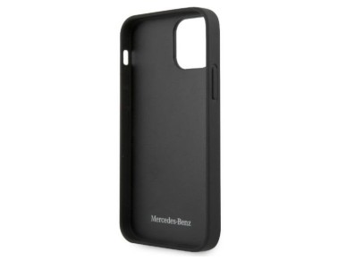 Mercedes Leather Stars Pattern Case for iPhone 12 Pro Max - Black Mercedes Leather Stars Pattern Case for iPhone 12 Pro Max - Black