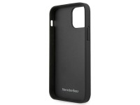 Mercedes Leather Perforated Area Case for iPhone 12 mini - Black Mercedes Leather Perforated Area Case for iPhone 12 mini - Black