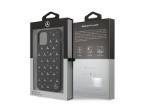 Funda Mercedes con estampado de estrellas plateadas para iPhone 11 / Xr - Negra Funda Mercedes con estampado de estrellas plateadas para iPhone 11 / Xr - Negra