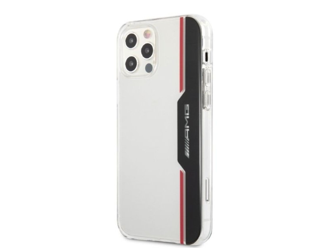 AMG Electroplate Vertical case for iPhone 12 / iPhone 12 Pro - transparent