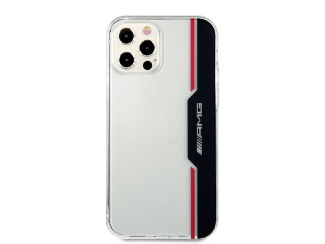 AMG Electroplate Vertical case for iPhone 12 / iPhone 12 Pro - transparent