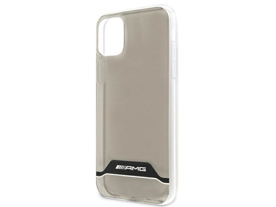 Funda AMG Electroplate en blanco y negro para iPhone 11 / XR de 6,1" - Transparente