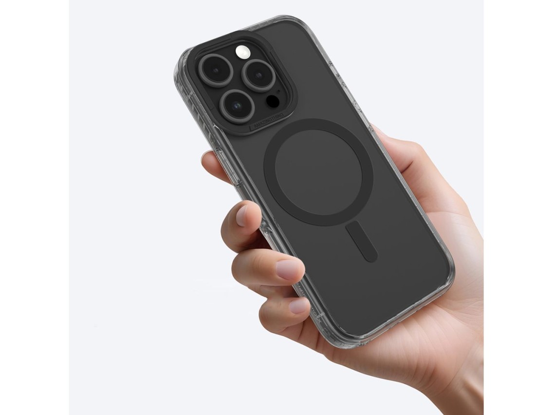 AmazingThing Titan Pro Mag Case with Magnetic Ring for iPhone 16 Pro - Black