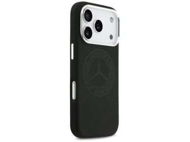Mercedes Silicone Vintage Logo MagSafe Case for iPhone 17 Pro - Black Mercedes Silicone Vintage Logo MagSafe Case for iPhone 17 Pro - Black