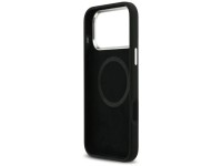 Funda MagSafe de silicona con logo vintage de Mercedes para iPhone 17 Pro Max - Negra Funda MagSafe de silicona con logo vintage de Mercedes para iPhone 17 Pro Max - Negra