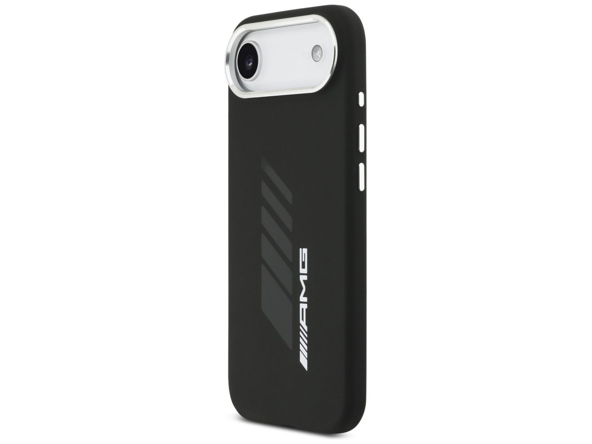 Capa AMG de silicone com losangos grandes e MagSafe para iPhone Air - Preta