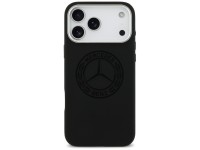 Funda MagSafe de silicona con logo vintage de Mercedes para iPhone 17 Pro Max - Negra Funda MagSafe de silicona con logo vintage de Mercedes para iPhone 17 Pro Max - Negra