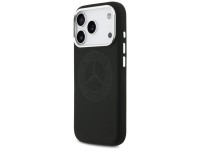 Mercedes Silicone Vintage Logo MagSafe Case for iPhone 17 Pro - Black Mercedes Silicone Vintage Logo MagSafe Case for iPhone 17 Pro - Black