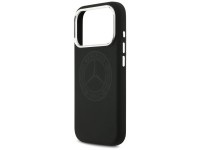 Mercedes Silicone Vintage Logo MagSafe Case for iPhone 17 Pro - Black Mercedes Silicone Vintage Logo MagSafe Case for iPhone 17 Pro - Black