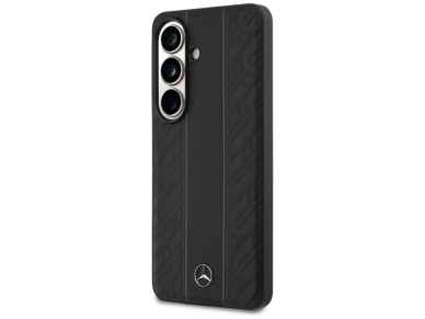Mercedes Laurel Leaves Vertical Stripes MagSafe Case for Samsung Galaxy S26 - Black Mercedes Laurel Leaves Vertical Stripes MagSafe Case for Samsung Galaxy S26 - Black