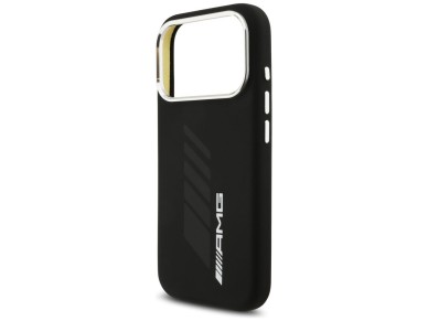 AMG Silicone Oversize Rhombs MagSafe Case for iPhone 17 Pro - Black