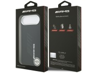 Capa AMG de silicone com losangos grandes e MagSafe para iPhone Air - Preta Capa AMG de silicone com losangos grandes e MagSafe para iPhone Air - Preta