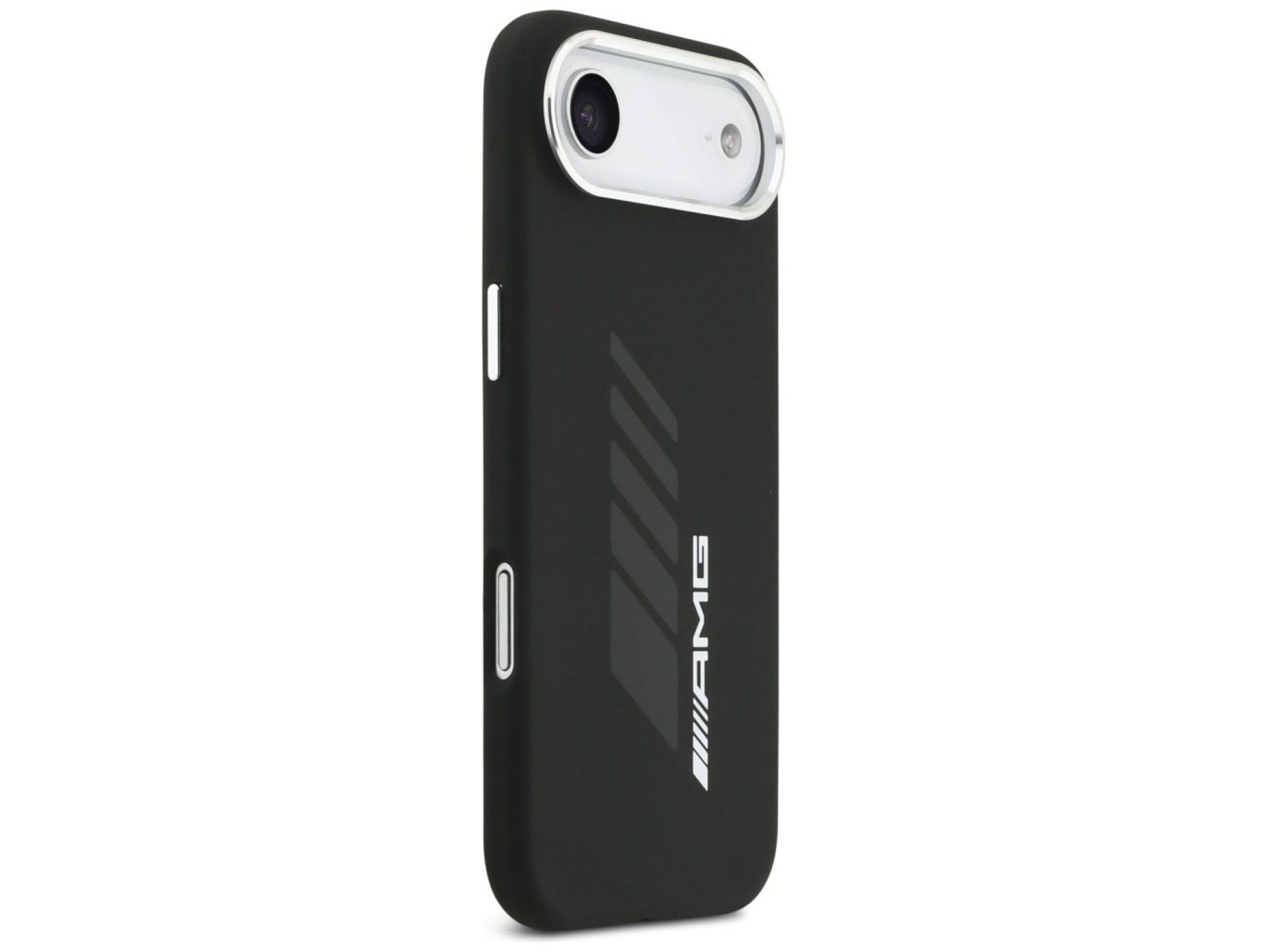 Capa AMG de silicone com losangos grandes e MagSafe para iPhone Air - Preta