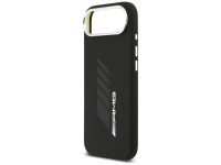 Capa AMG de silicone com losangos grandes e MagSafe para iPhone Air - Preta Capa AMG de silicone com losangos grandes e MagSafe para iPhone Air - Preta