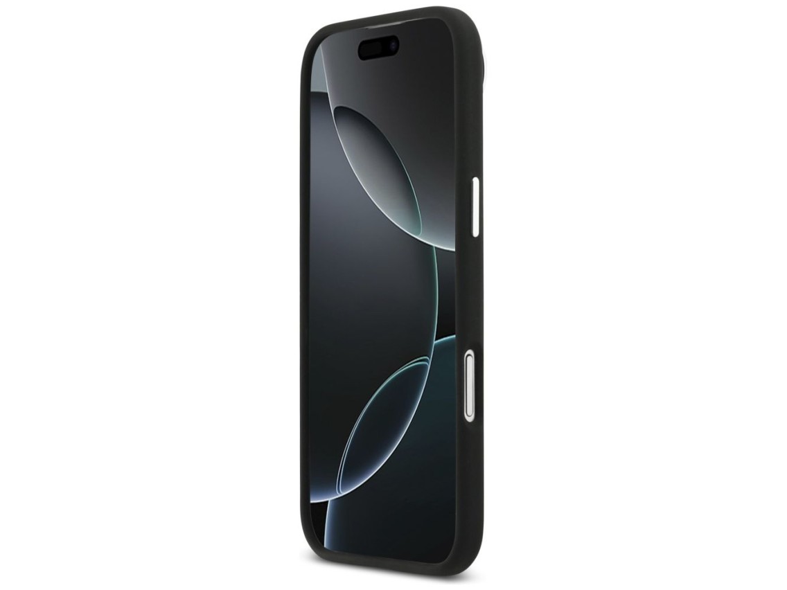 Capa AMG de silicone com losangos grandes e MagSafe para iPhone Air - Preta