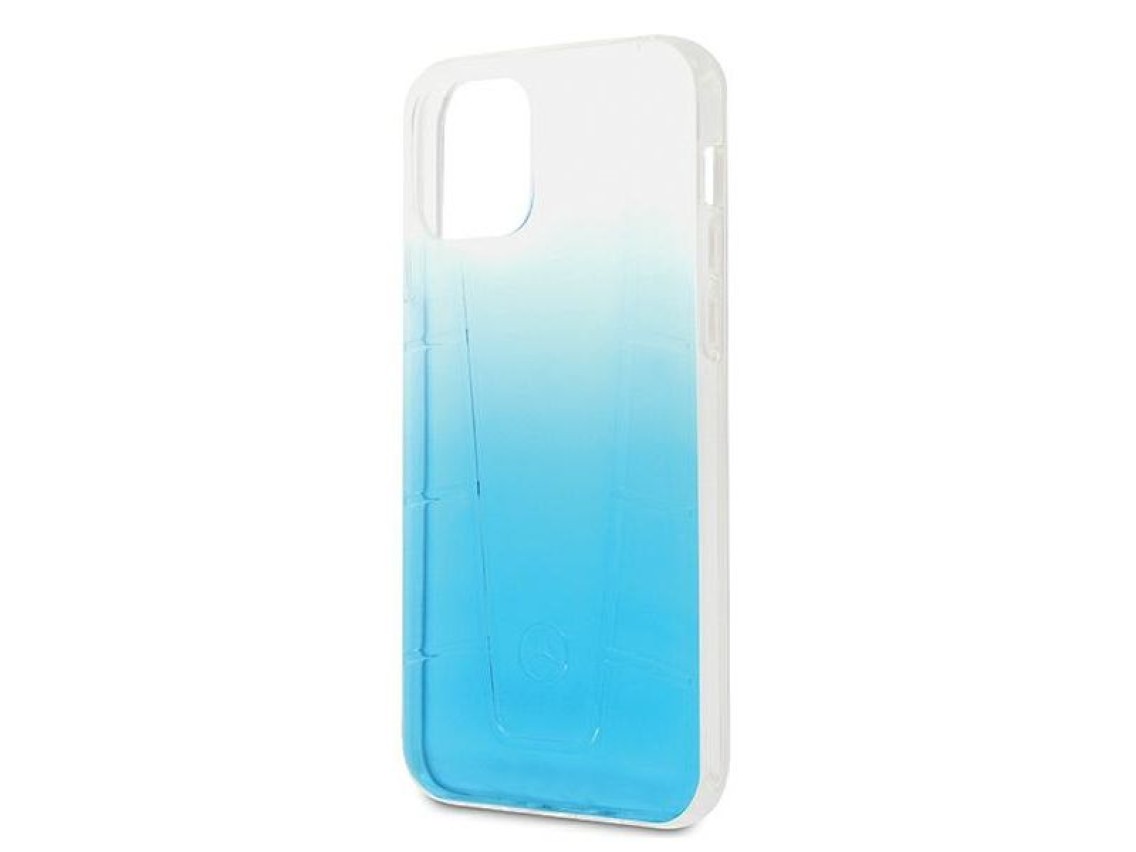 Mercedes Transparent Line Case for iPhone 12 / iPhone 12 Pro - Blue