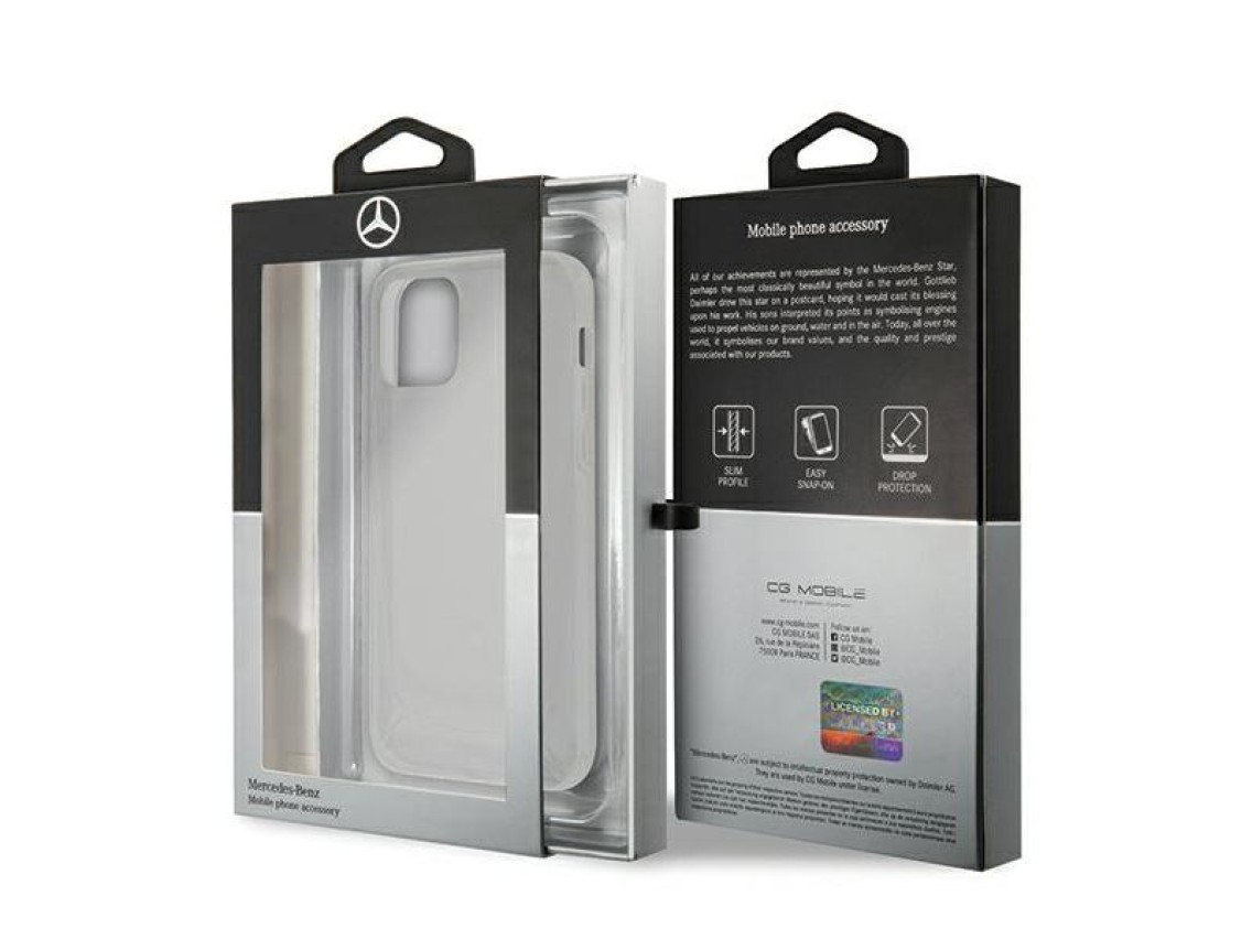 Mercedes Transparent Line Case for iPhone 12 / iPhone 12 Pro - Transparent
