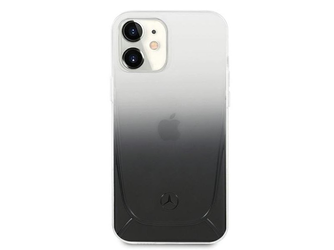 Mercedes Transparent Line Case for iPhone 12 mini - Black