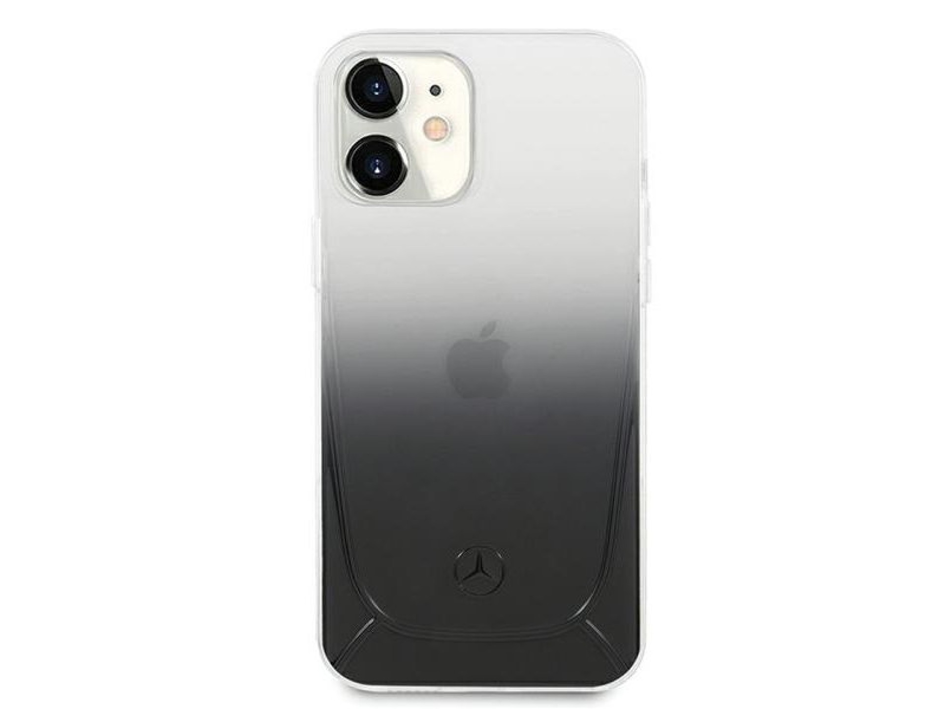 Mercedes Transparent Line Case for iPhone 12 mini - Black