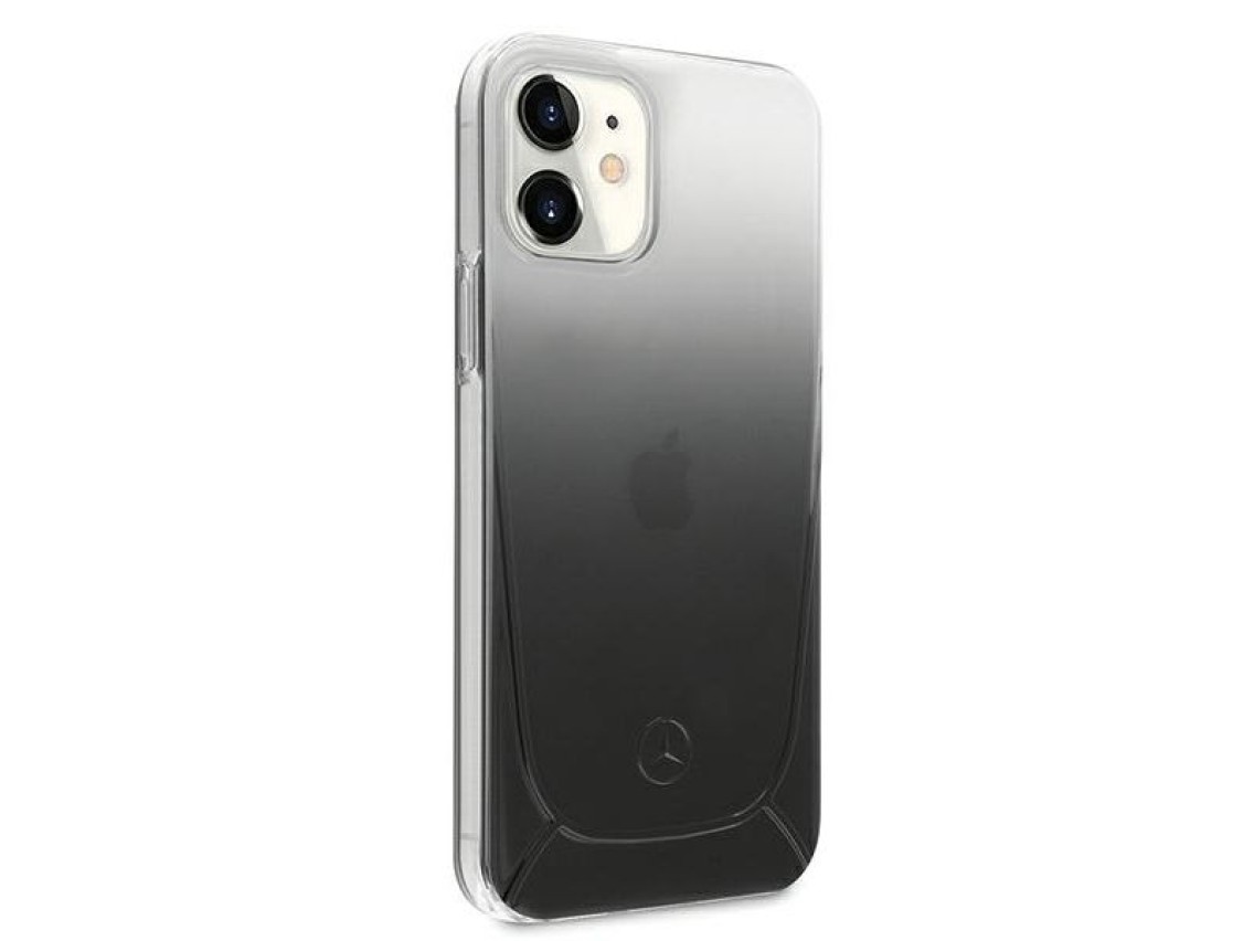 Mercedes Transparent Line Case for iPhone 12 mini - Black