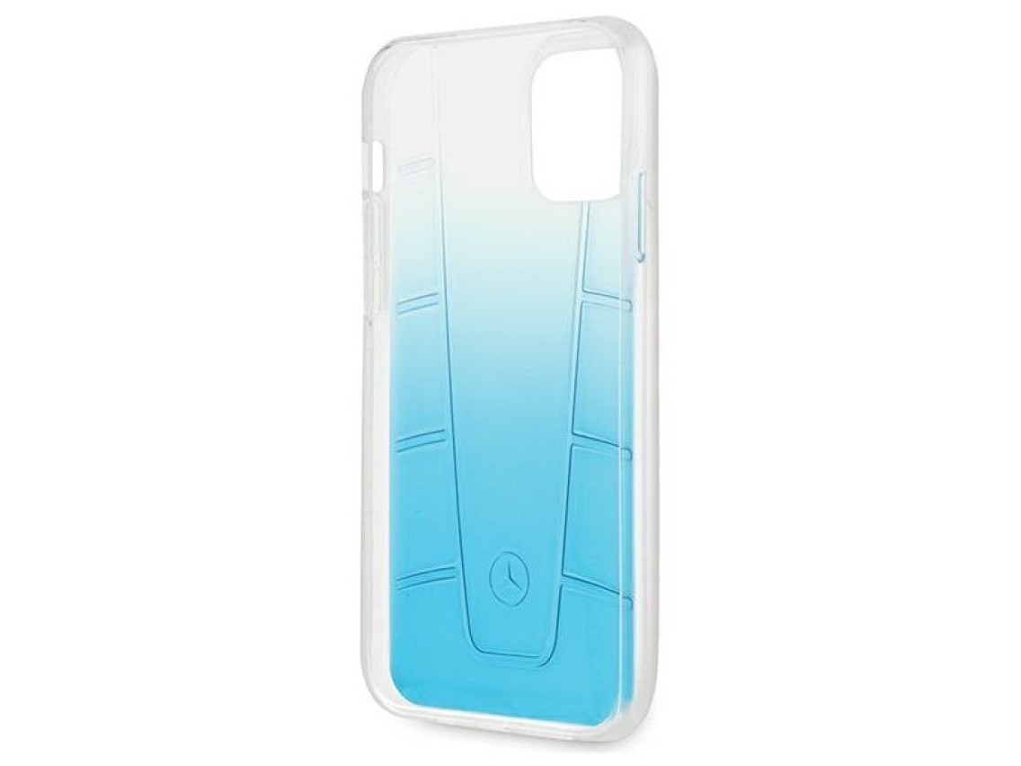 Mercedes Transparent Line Case for iPhone 12 / iPhone 12 Pro - Blue
