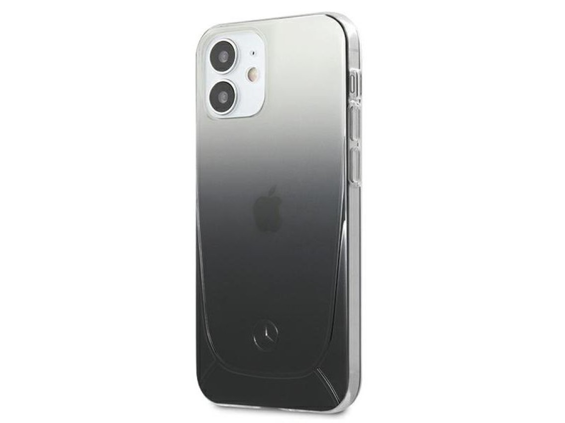 Mercedes Transparent Line Case for iPhone 12 mini - Black