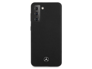 Capa de silicone Mercedes Line para Samsung Galaxy S21+ - Preta