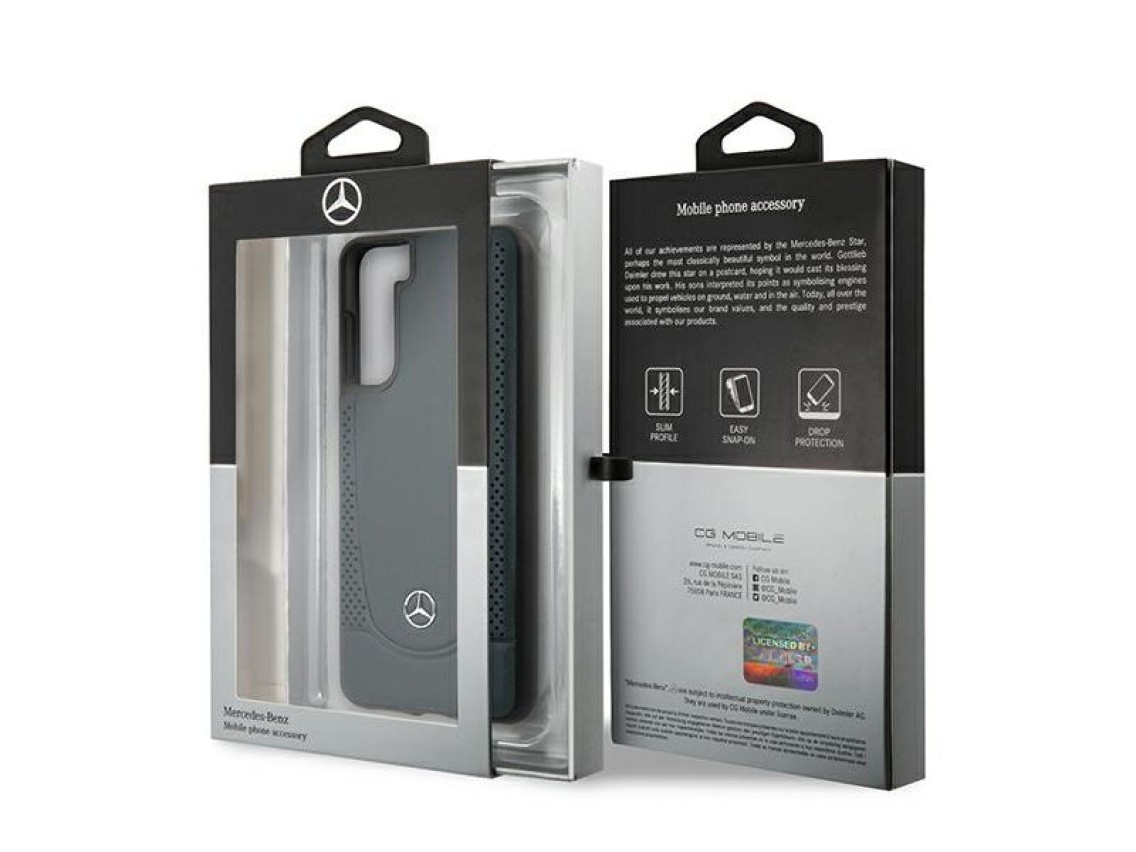 Capa Mercedes Urban Line para Samsung Galaxy S21+ - Azul Marinho