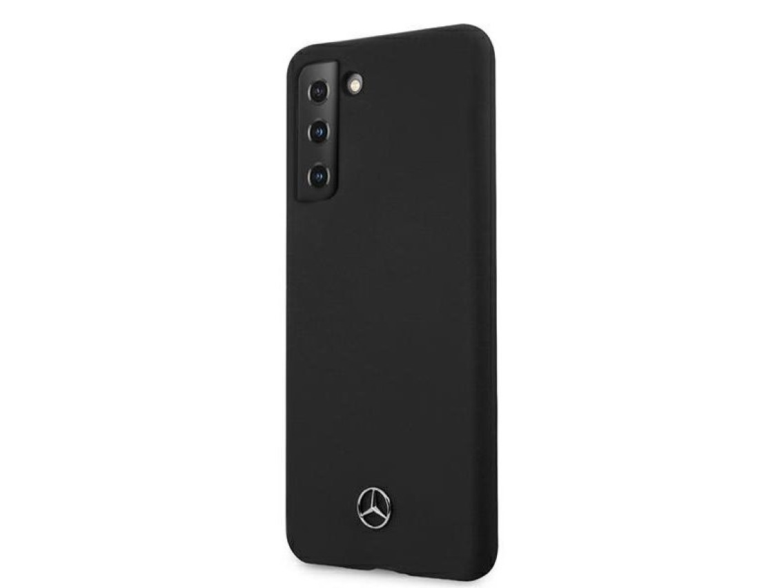 Mercedes Silicone Line Case for Samsung Galaxy S21+ - Black