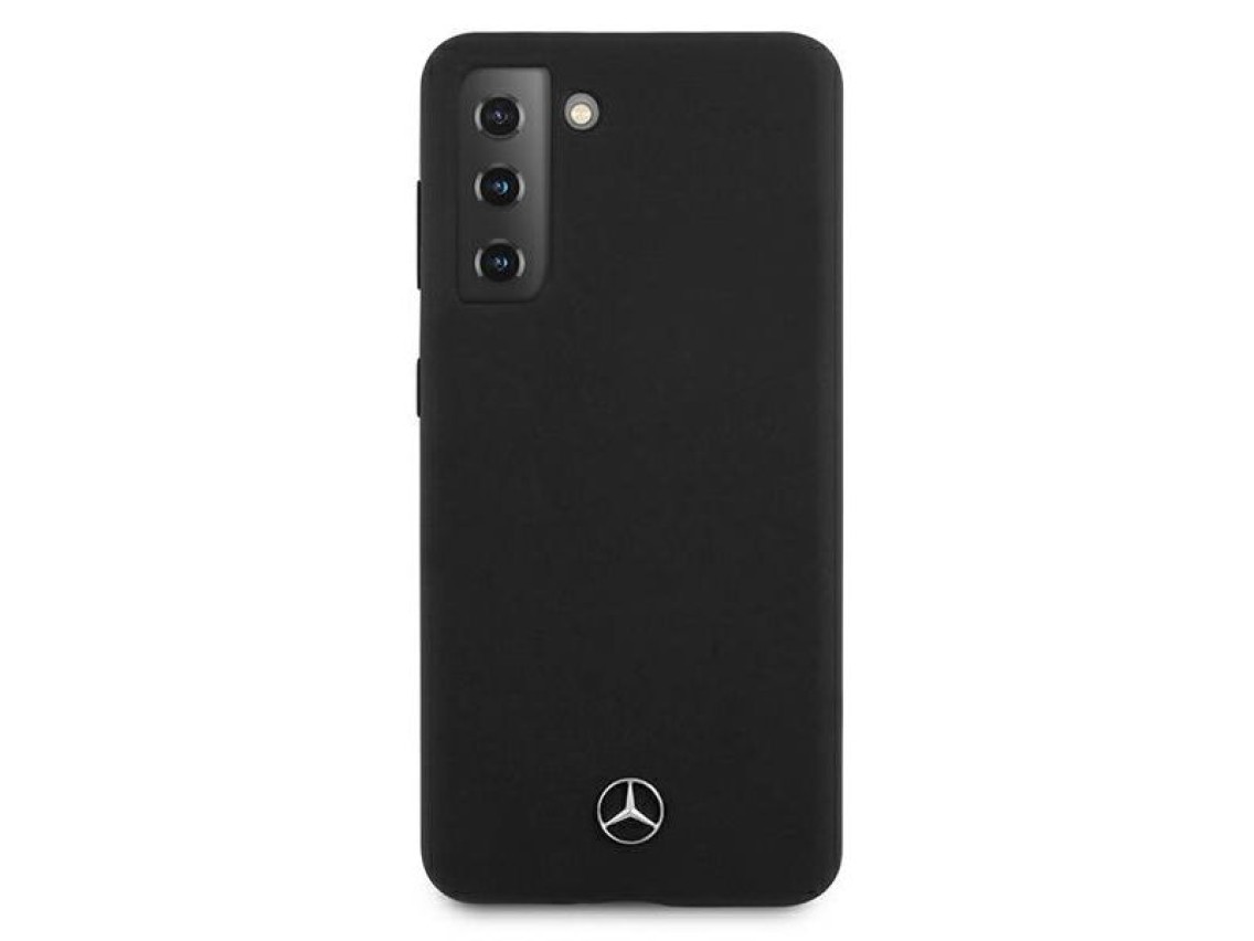 Mercedes Silicone Line Case for Samsung Galaxy S21+ - Black