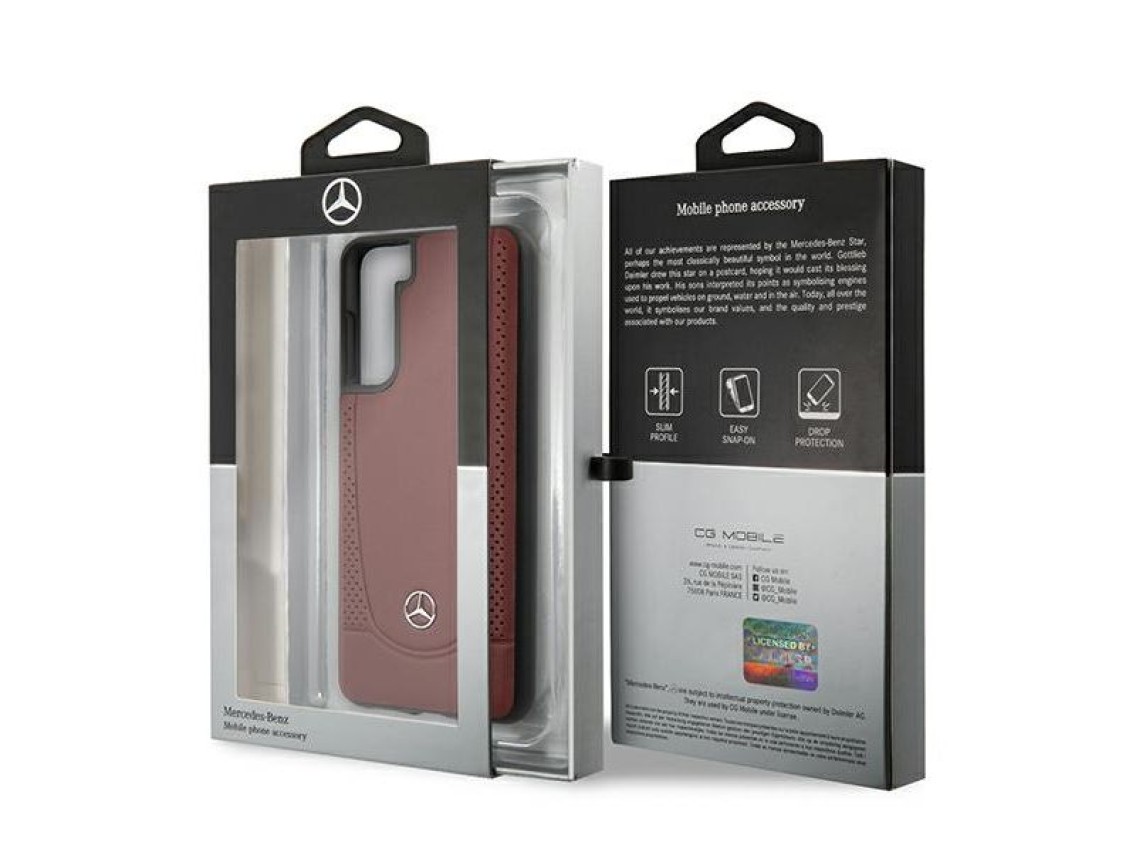 Mercedes Urban Line Case for Samsung Galaxy S21+ - Red